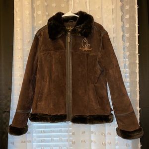 Brown Suede Baby Phat coat